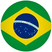 Brazilian flag logo icon.