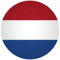 Dutch flag logo icon.