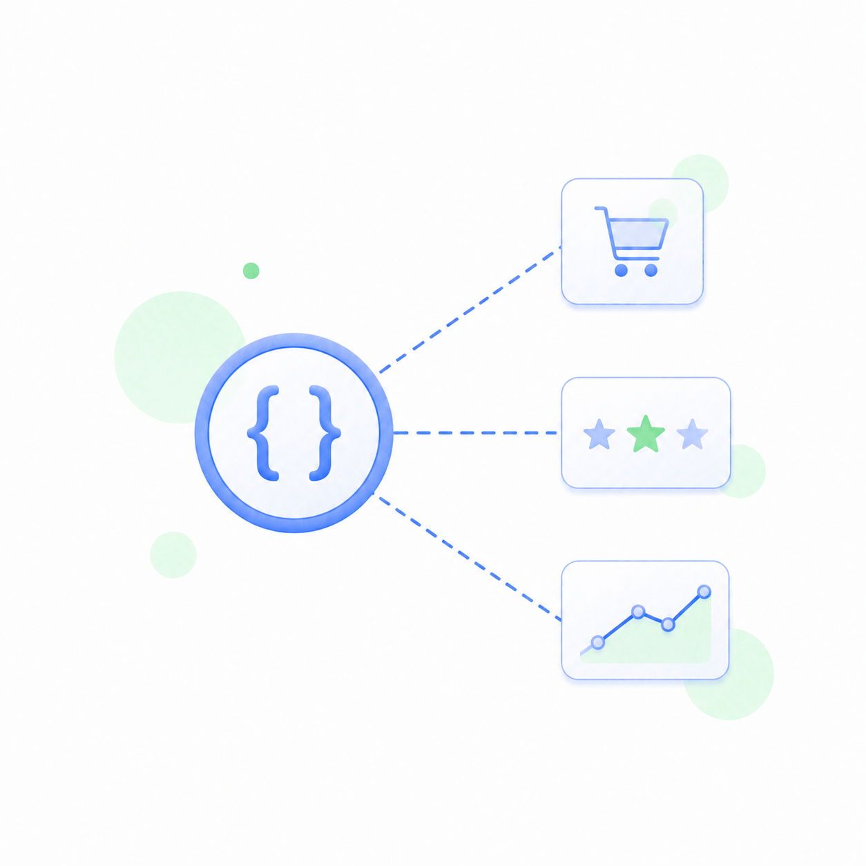 An illustration of a scraping API