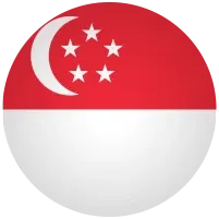 Singapore flag icon.